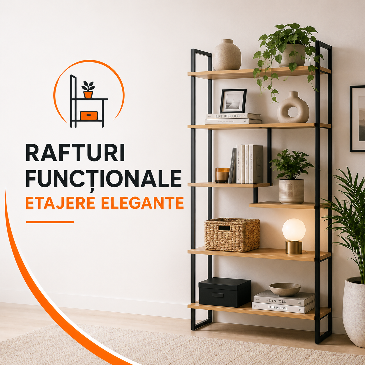Rafturi Funcționale & Etajere Elegante